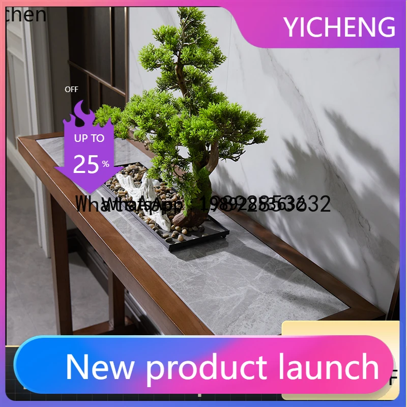 

X8 Solid Wood Slate Entrance Corridor Entrance Table Supply Simple Modern Case home accessories