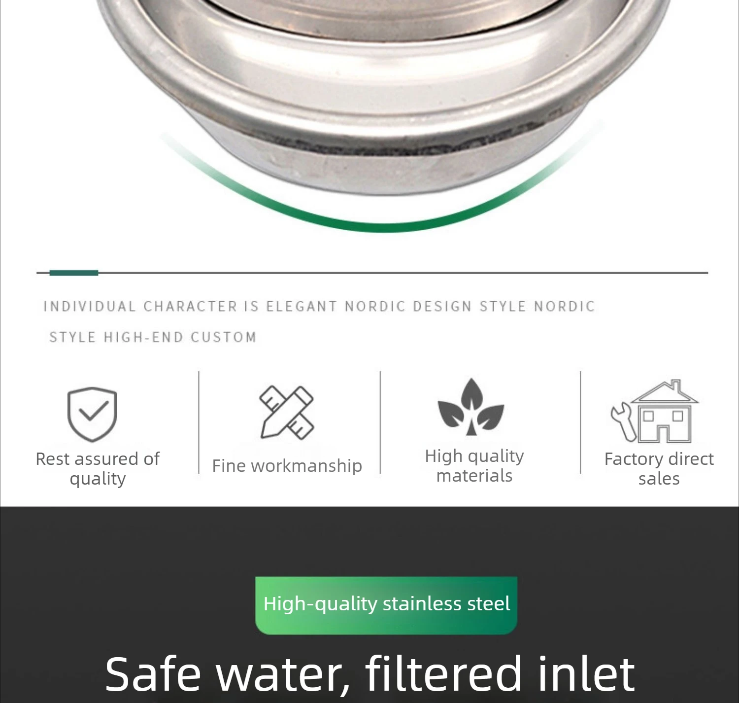 Stainless Steel Pet Water Dispenser with Float Ball Valve Automatic Dog Water Bowl Auto Refill Outdoor Hanging Pets Waterer