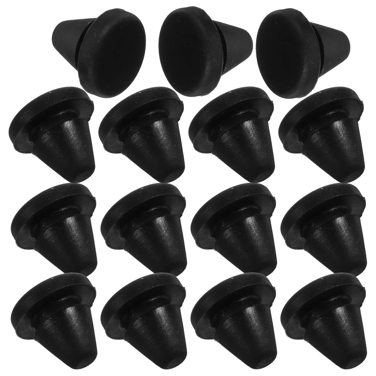 15Pcs Conical Silicone Stove Grate Feet Replacement Pads Non-Slip Heat Resistant Anti-Vibration Bumper Protectors for Cooktop