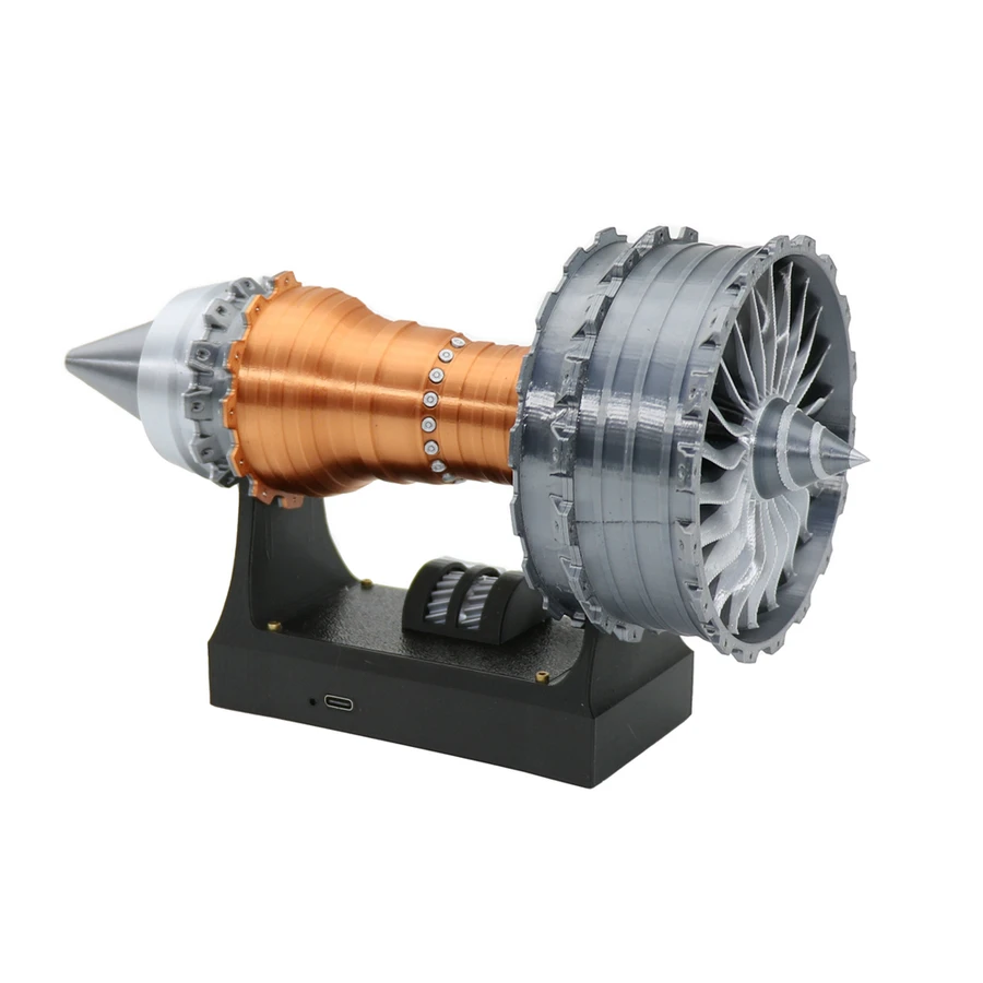 

TR900 25CM Turbofan Engine Model Aircraft Engine Kit Turbojet Engine Model Adult Gift Turbofan Engine Model Engine Aero Engine