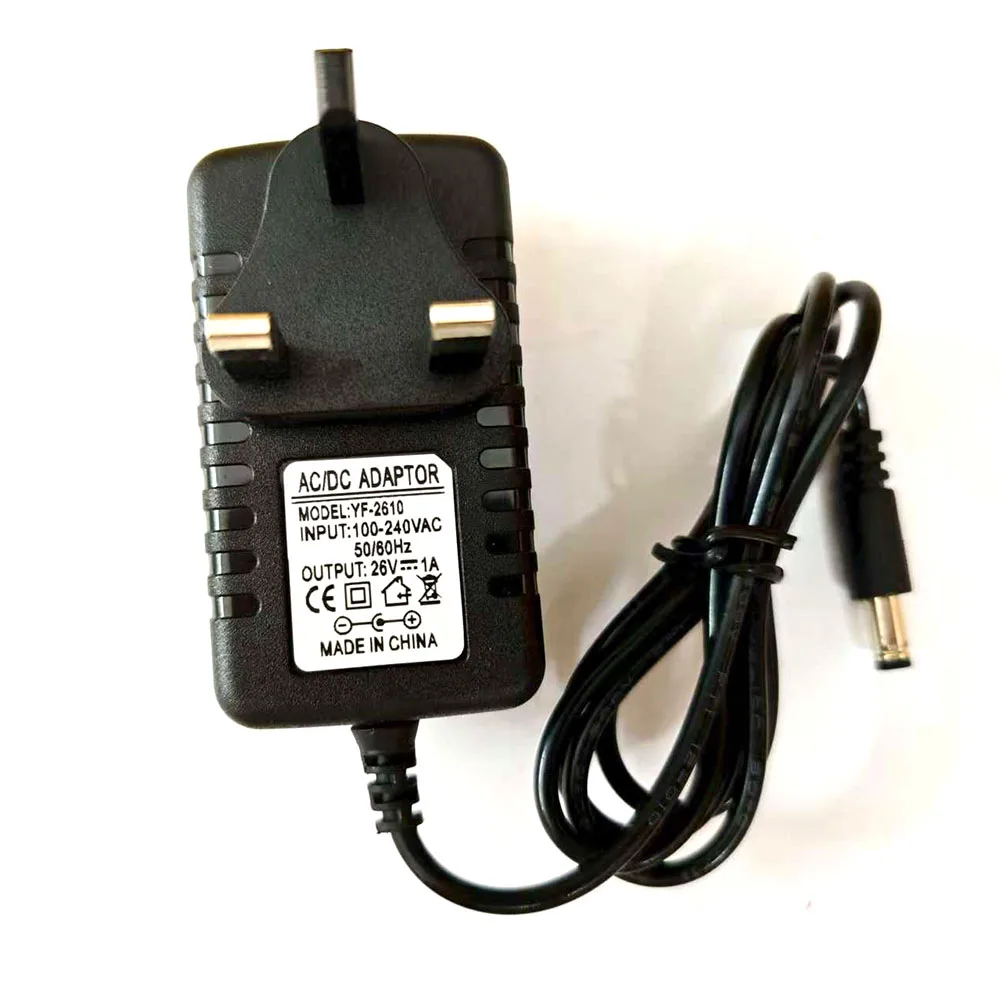 26V 1A Lithium Battery Fascia Gun Charger 26V 1A Fascia Gun Vacuum Cleaner Power Adapter 26V 200MA to 1A Charger