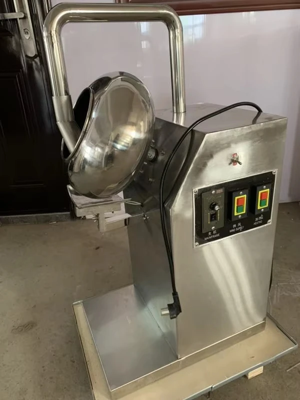Hot Sale Stainless Steel Candy Chocolate Coating Machine Chocolate Rounder Coater Sugar Peanut Coating Machine