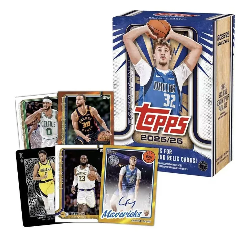Coleção de Cartões de Estrelas do Basquete NBA Topps 2025-2026 Edição Limitada Presente para Fãs