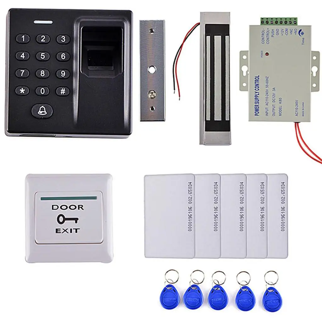Door Access System With Fingerprint Access Controller 5 Lock