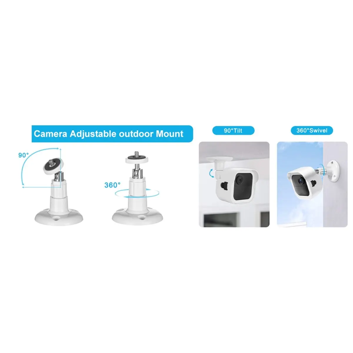 [TOP SALE] Wall Mount for 4 & , Weatherproof Protective Housing and 360 Degree Adjustable Mount