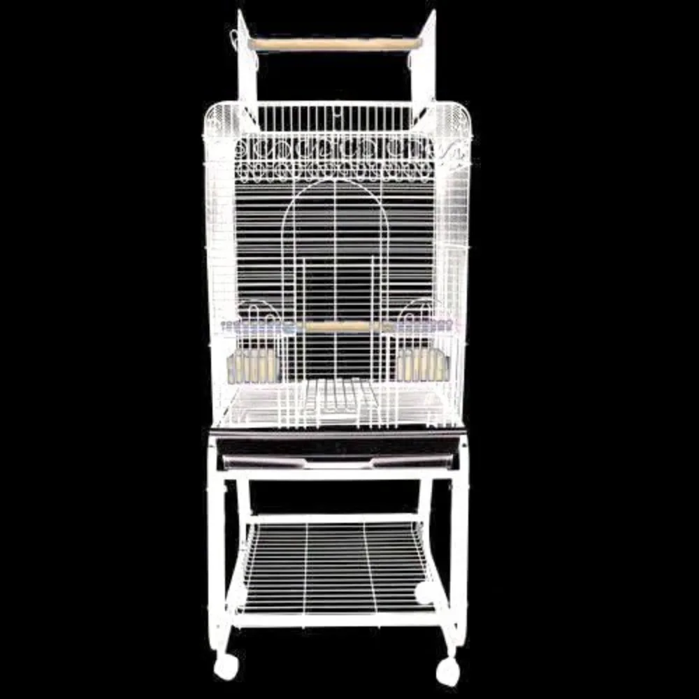 

Parrot Bird SLT 102 with New Locks Bird Toy Toys cage Cages Cockatiel (White)
