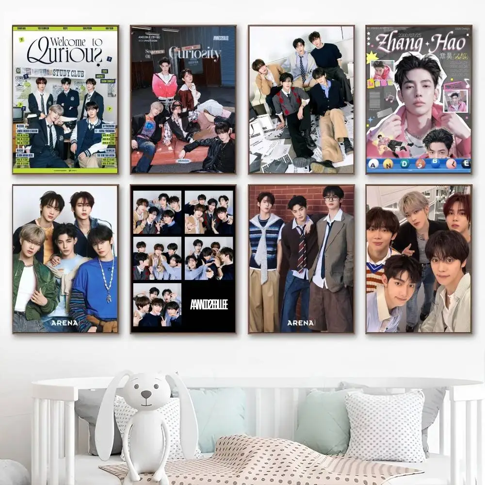 Kpop A-AND2BLE BOY DIY Sticky Poster Whitepaper Prints Posters Artwork Vintage Decorative Painting - view 3