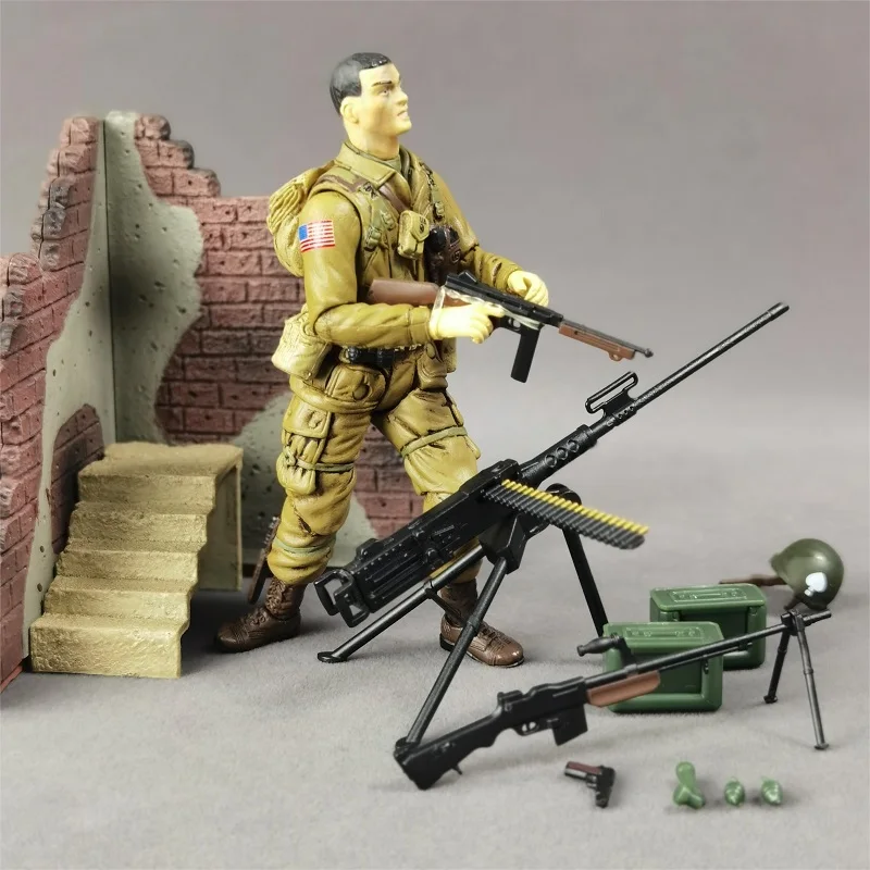BBI 1/18 مقياس الحرب العالمية الثانية الجندي 1944 نورماندي الهبوط عمل الشكل الذكور لعبة مجسمة عسكرية لهواة جمع الحلي الهدايا