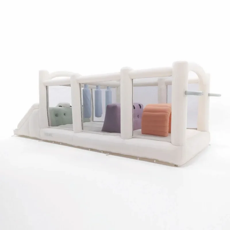 Castillo inflable al aire libre, casa de rebote, trampolín deslizante inflable de PVC completo, adecuado para castillo de niños, fiesta de cumpleaños