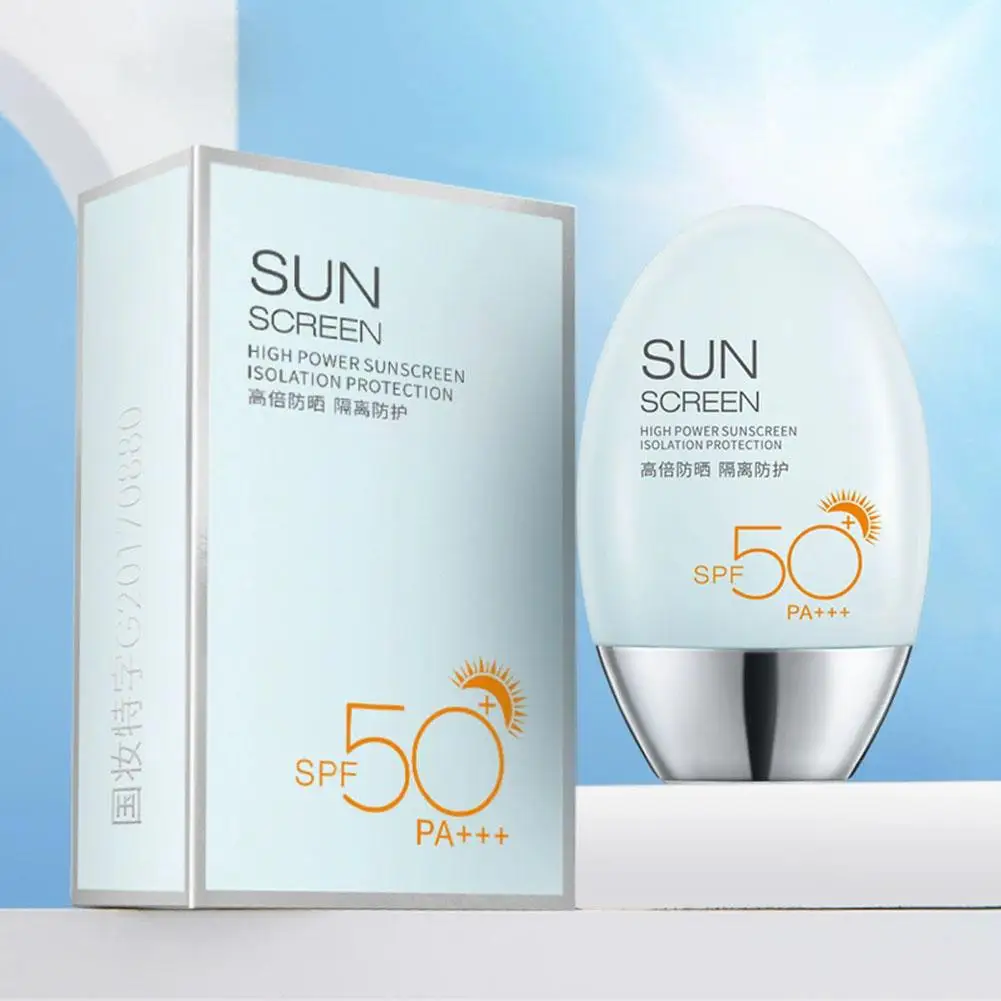 

50g Waterproof Facial Body Sunscreen Sun Cream Sunblock Skin Protective Cream Anti Sun Facial Protection Cream SPF50+++