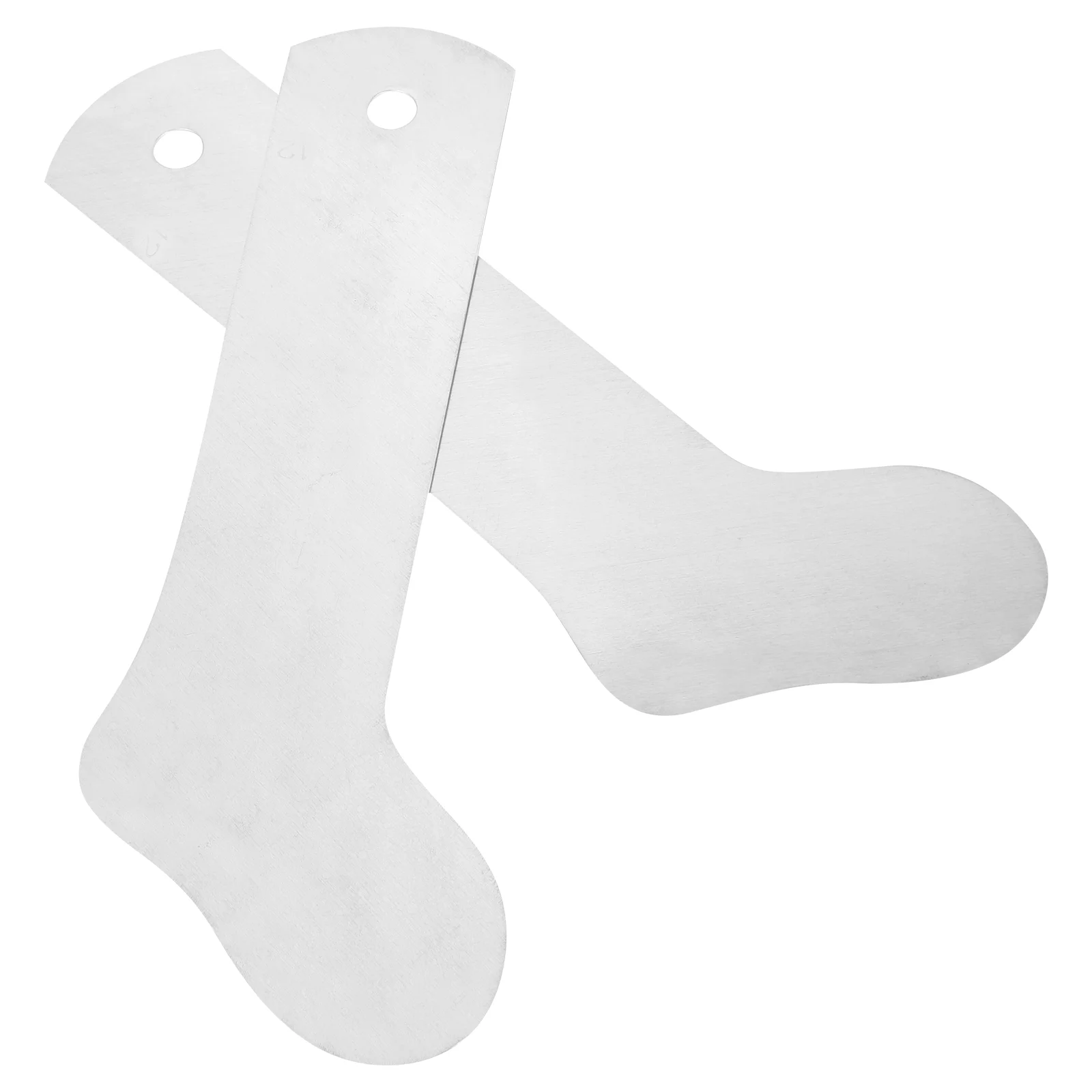 2 Pcs Sock Shaping Board Aluminum Jig Metal Sublimation Machine Hanging