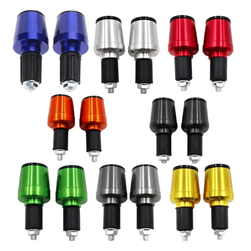 22 مللي متر العالمي للدراجات النارية المقود القبضات ينتهي مقود ينتهي الأوزان المقابس #1