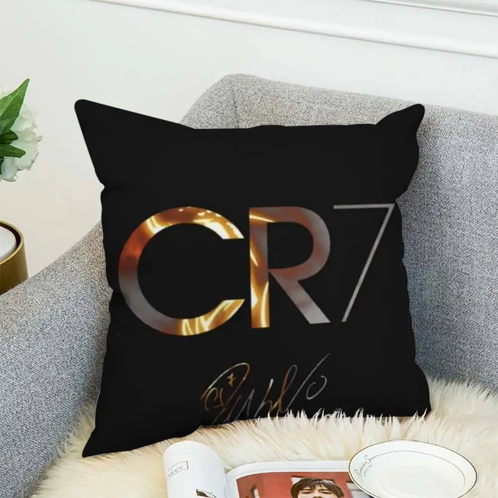 

CR7 Cristiano Ronaldo Pillow Case Pillowcase Double-Sided Printing Cushion Cover 45x45 Decorative Cushions Sofa Soft Home Decor