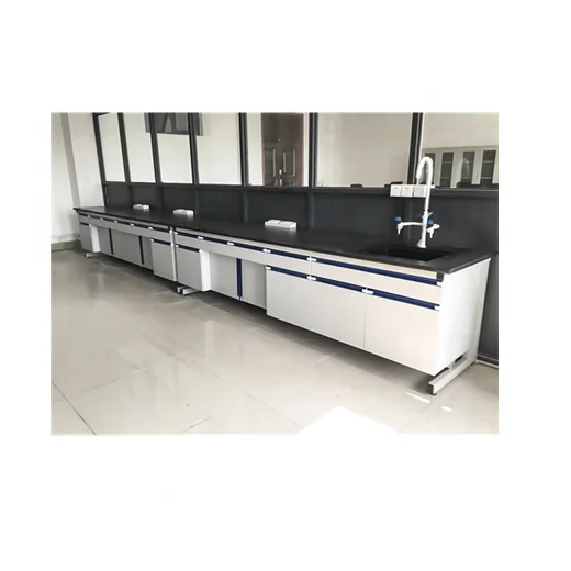 

Technical Science Lab Work Table Compact Laminate Lab Furniture Chairs Wheels Central Lab Bench Modern Customized 1 Set