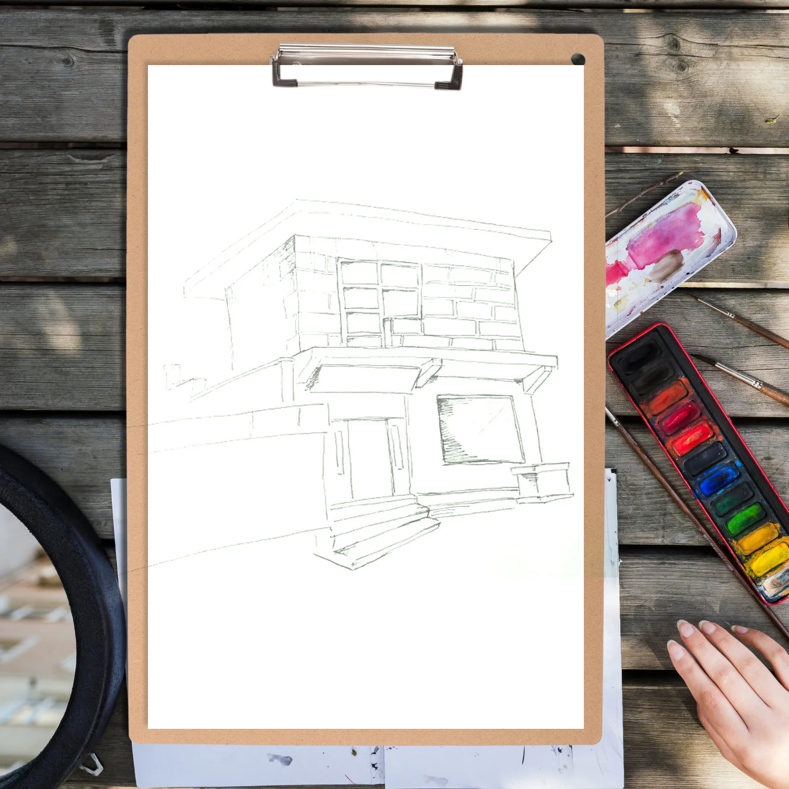 

Home Sketch Board Paper Drawing Board for Artists Durable Grip Smooth Surface Drawing Boards for Artists Home Painting Tool