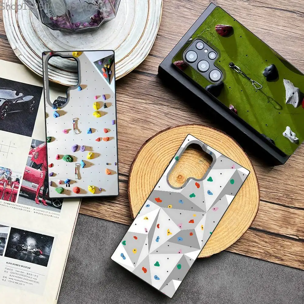 

Rock Climbing Wall Phone Case For Samsung A 73,72,71,53,52,51,41,40,30,22,21,13,12,Note 20,10,9 Ultra Pro 5G Soft