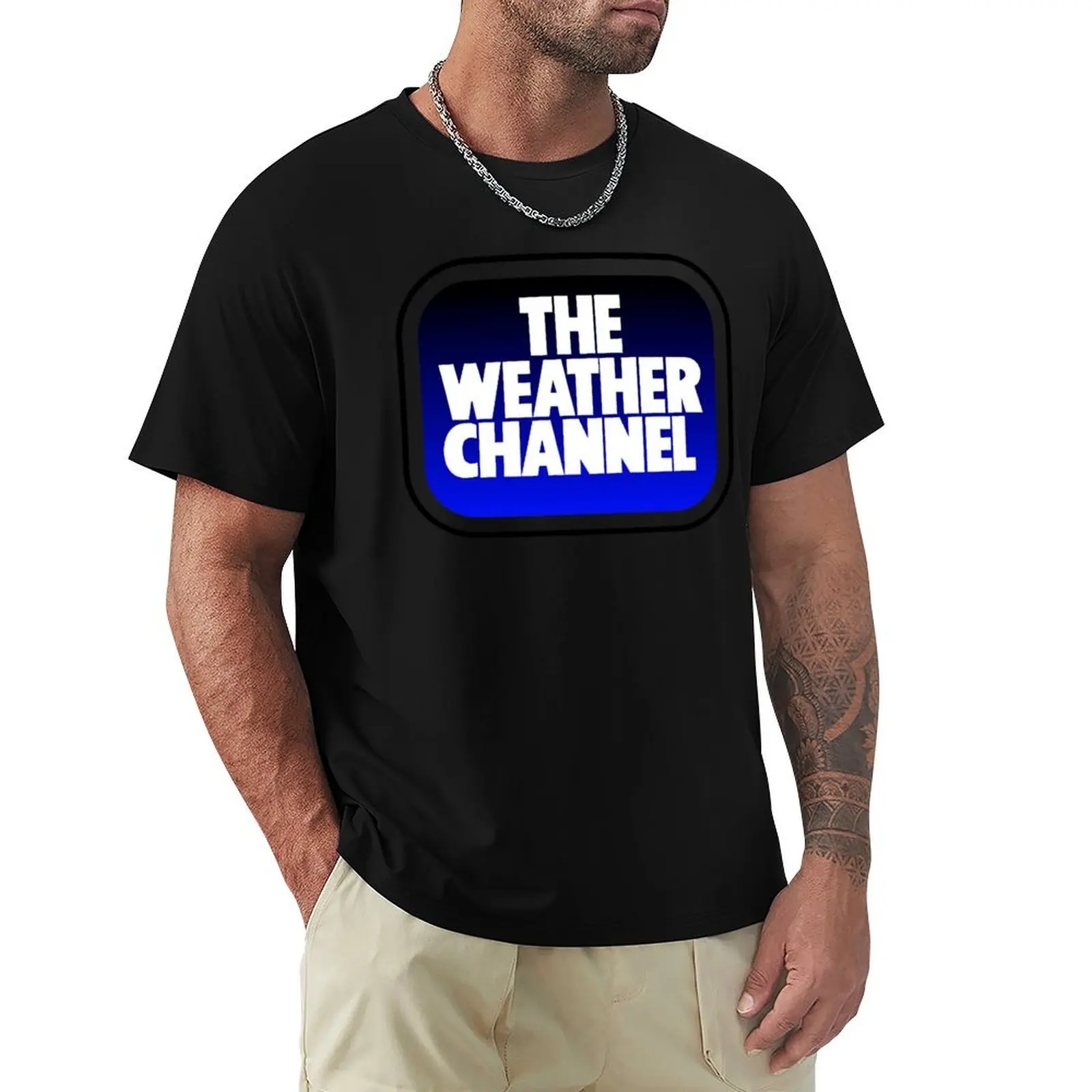 The weather channel T-Shirt quick-drying oversizeds graphic t shirt vintage custom t shirt Men's t-shirts