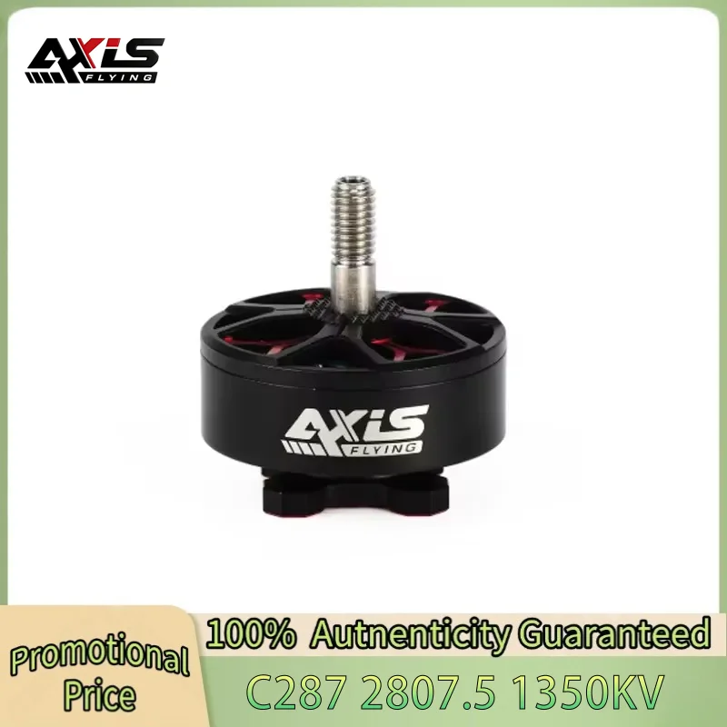 

Axisflying C287 2807.5 Brushless Motor 1350KV 1750KV 4-6S for FPV Drone Freestyle 7inch Long Range LR7 Model DIY Part