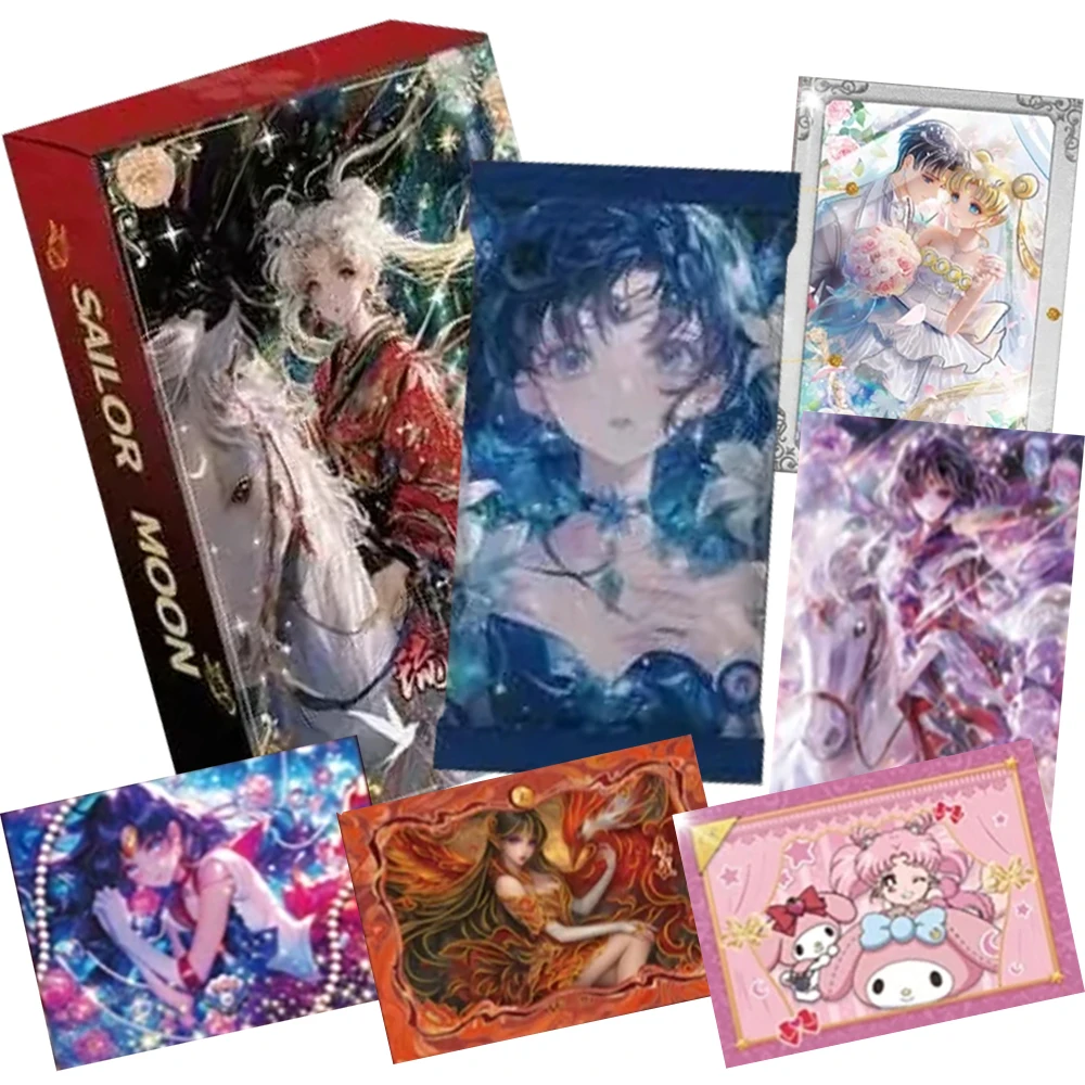 

Sailor Moon Collection Cards Anime Magical Girl Tsukino Usagi Sweet and Romantic Exquisite Character Wedding Cards Unique Gifts