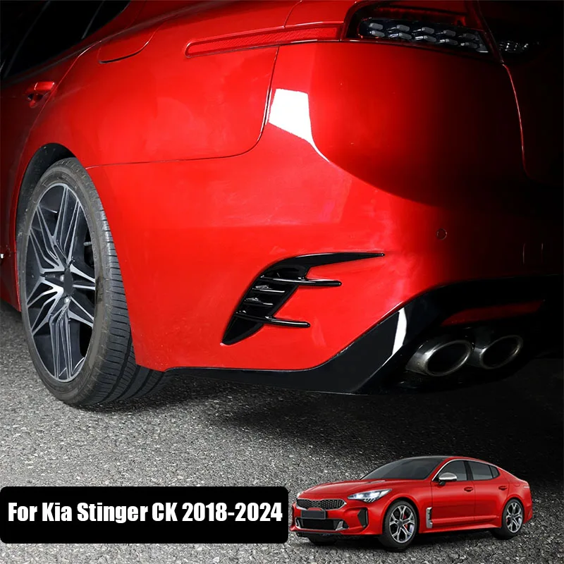 

Декоративная рамка заднего противотуманного фонаря автомобиля, материал ABS, внешняя модификация, часть для Kia Stinger CK 2018 2019 2020 2021 2022 2023 2024