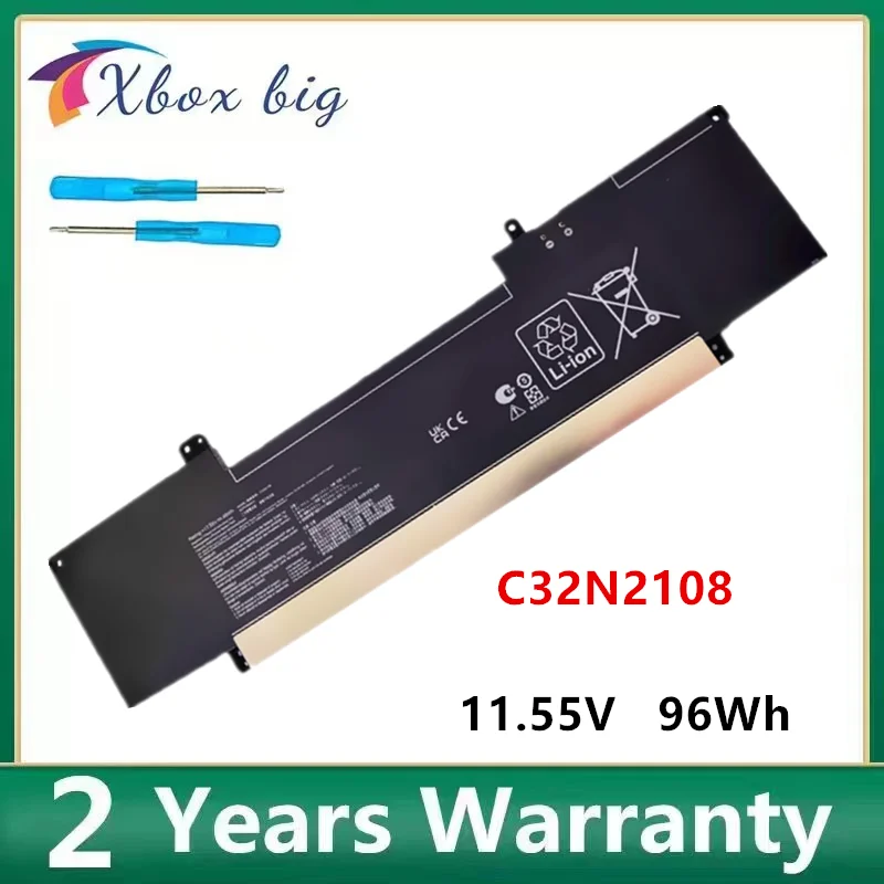 

C32N2108 Laptop Battery For Asus ZenBook Pro 16X OLED UX7602ZM UX7602VI 0B200-04180000 Notebook