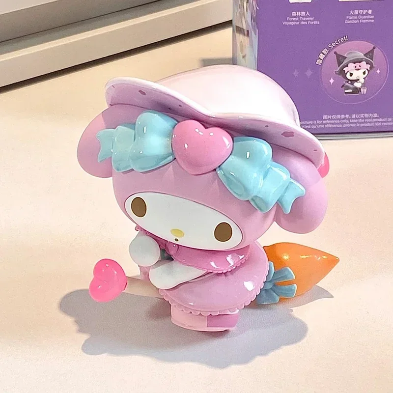 Personajes de Sanrio Magic Story Series Kulomi Pochacco caja ciega misteriosa, juguete divertido para niños, decoración de dibujos animados, lindo regalo misterioso