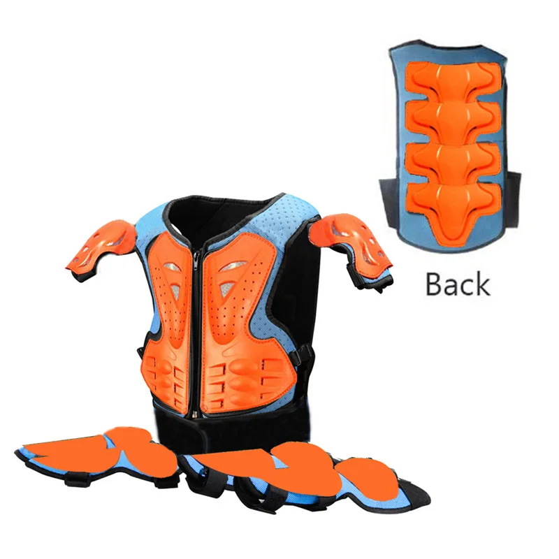 Children Rollerskating Skiing Full Body Protector Kids Riding Jacket Anti Falling Sport Wear Motocross elbow shoulder Knee guard