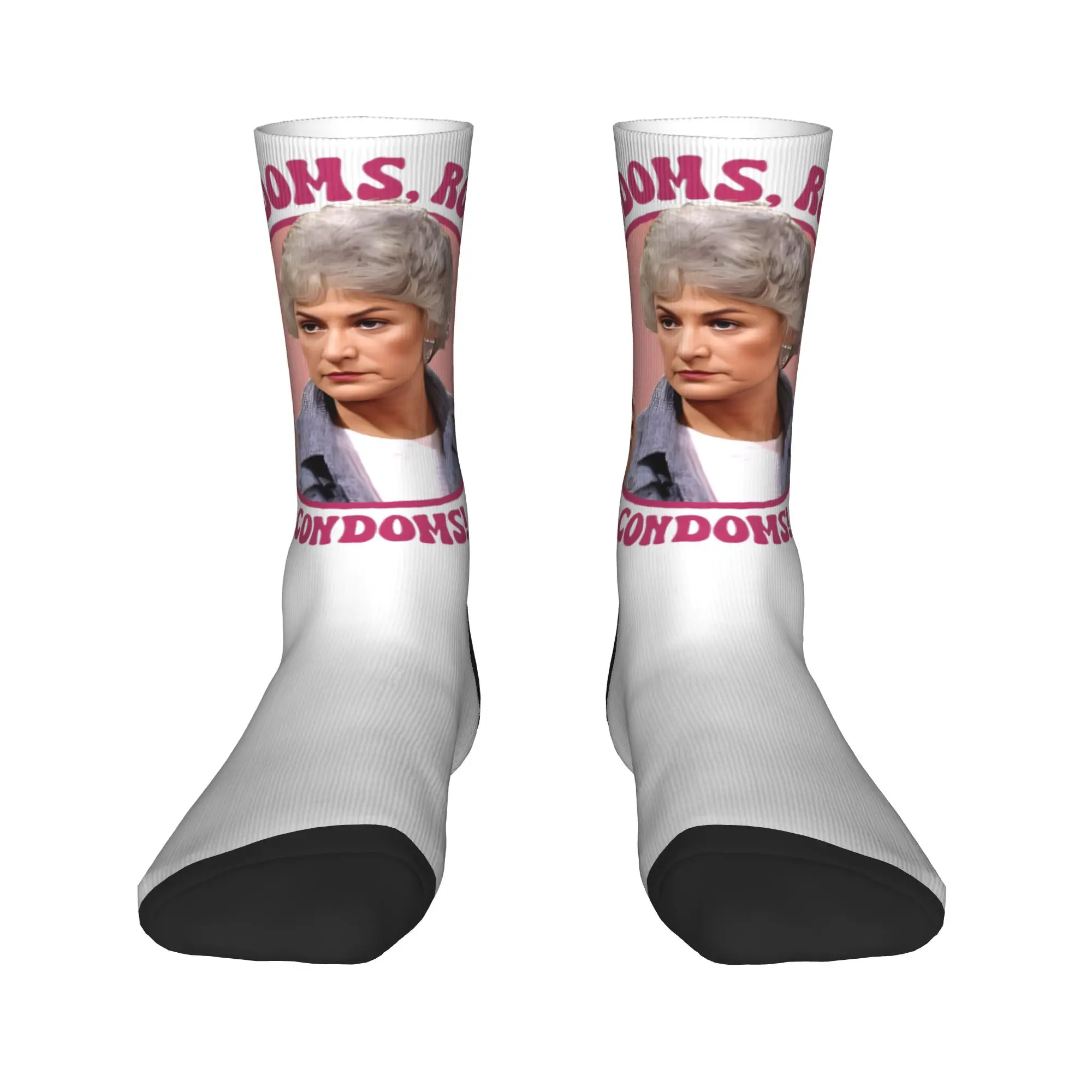 Goldens Girls Stockings Men  Socks Soft Breathable Modern Socks Spring Cycling Anti Bacterial Graphic Socks Birthday Gift