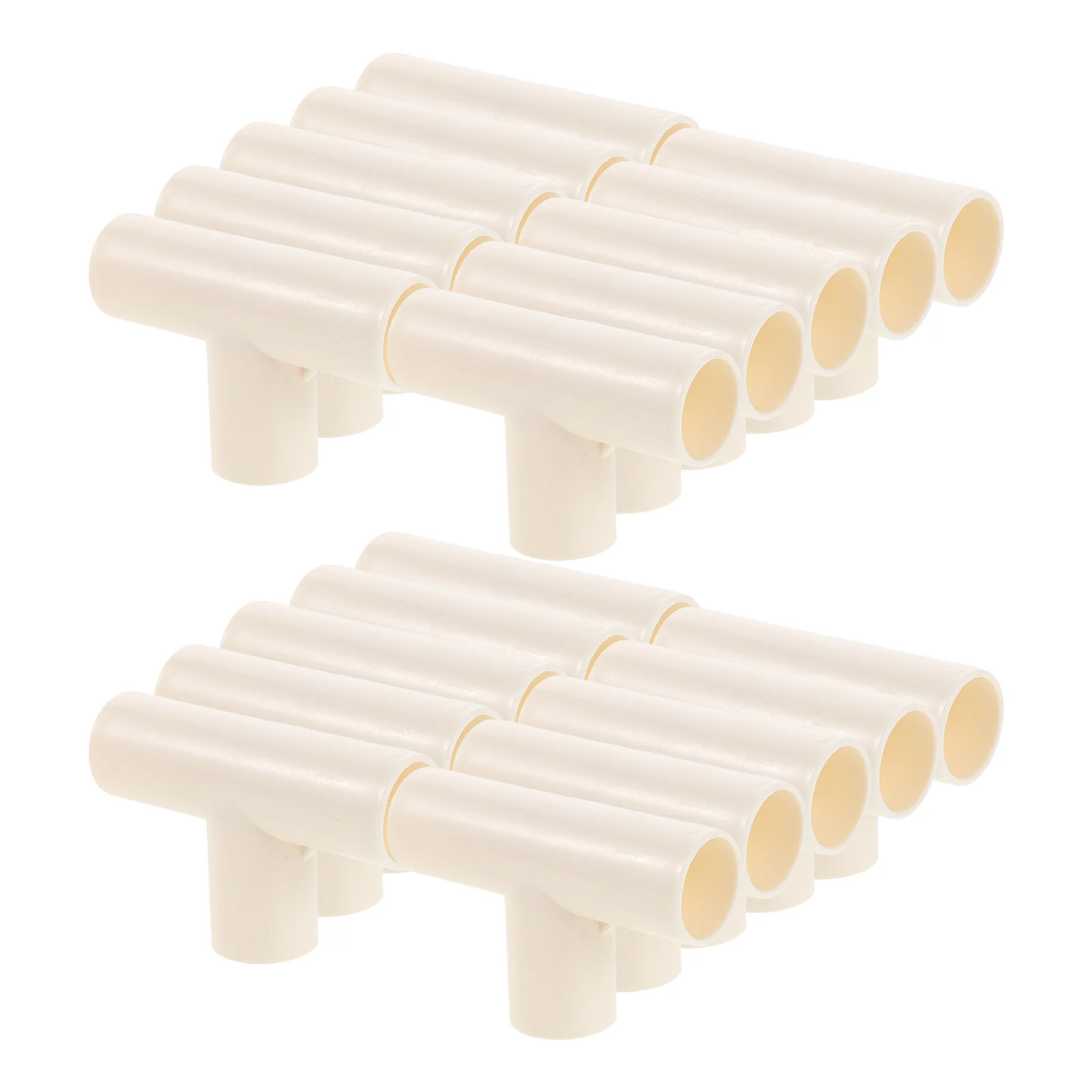 20 قطعة من وصلات استبدال ساحة اللعب للأطفال على شكل حرف T لأجزاء موصلات بلاستيكية لتجميع روضة اللعب والأثاث الخارجي #2