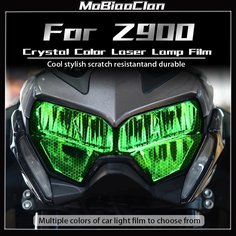 

For Kawasaki Z900 z900 Headlights and taillights anti scratch protective film honeycomb laser film sticker color changing film