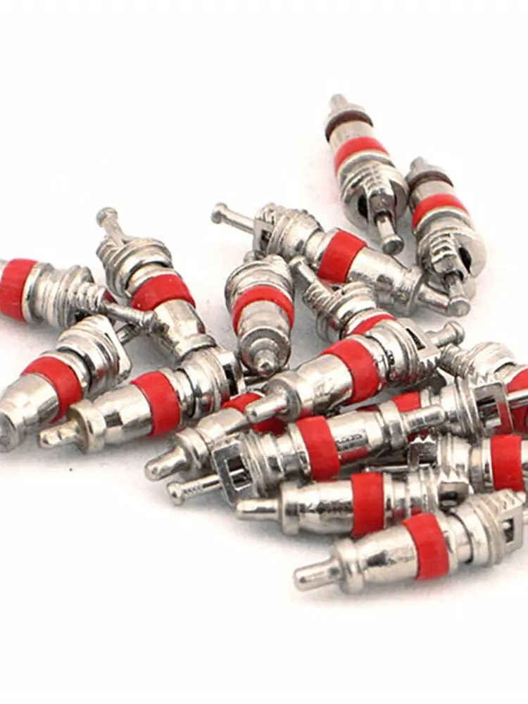 100pcs/lot  tubeless tyre tire valve cores for rubber snap in tire valve 9002