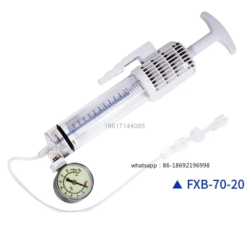 

Balloon Dilatation Pressure Pump with Pusher ForPTCA Pressure Accessories