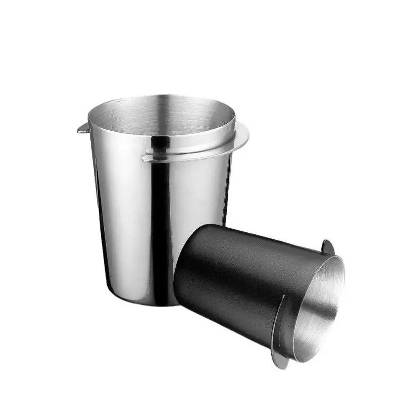 

58/53/51mm Coffee Dosing Cup Sniffing Mug for Espresso Machine Wear Resistant Stainless Steel Coffee Dosing Cup Coffeeware
