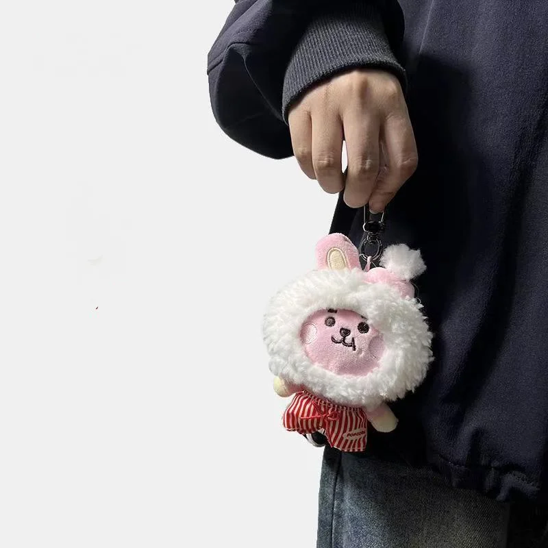 10 см аниме новый Bt21 Cooky Tata мультяшная плюшевая игрушка Y2K креативная новая плюшевая кукла брелок школьная сумка аксессуары подарок для друга