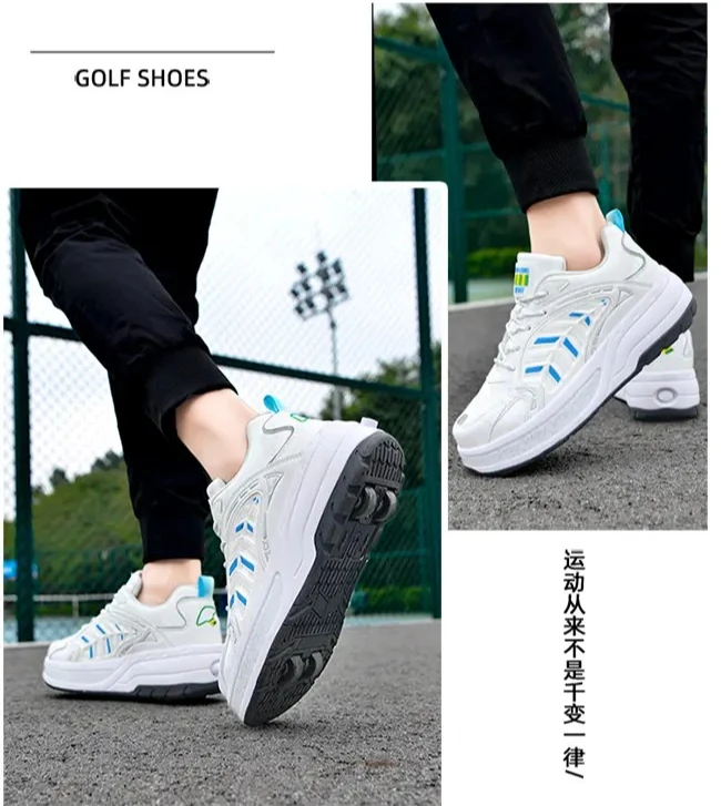 

New four-wheel walking shoes, children's outdoor walking shoes, children's roller skates kids sneakers Children's gifts