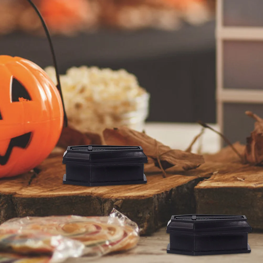 10 stuks Halloween Decoratie Kinderspeelgoed Outdoor Ornamenten Rekwisieten Geschenkdoos Prank Plastic Doodskist Dozen Kleine Versieringen