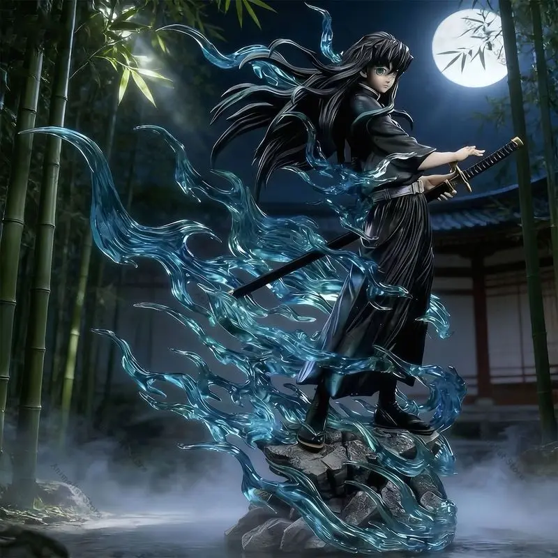 

In Stock Demon Slayer Figure Mist Hashira Muichiro Tokito Pvc 26cm Statue Anime Figurine Collectible Model Toys