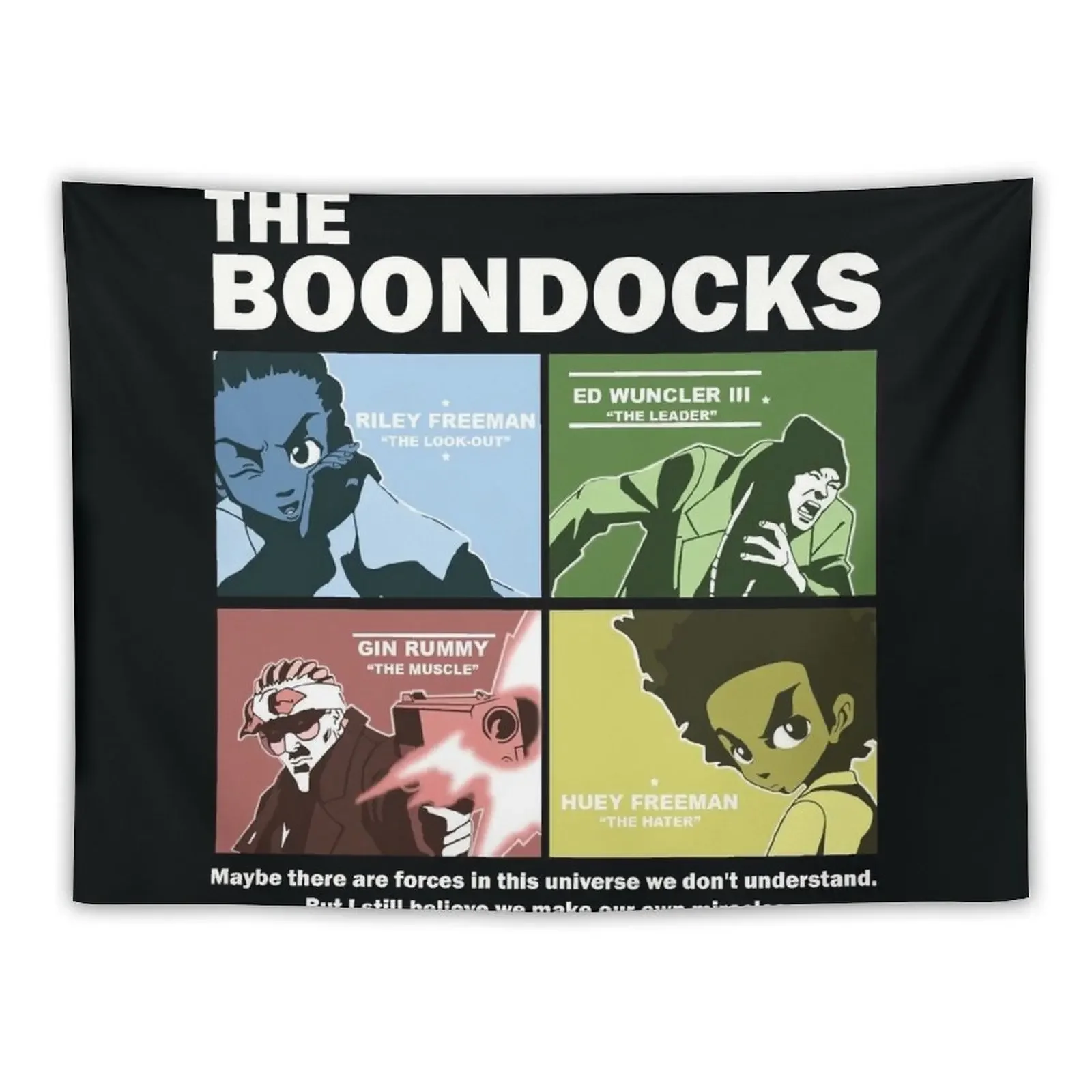 

The Boondocks | Tapestry Aesthetic Room Decor Korean Room Decoration Accessories Tapestry