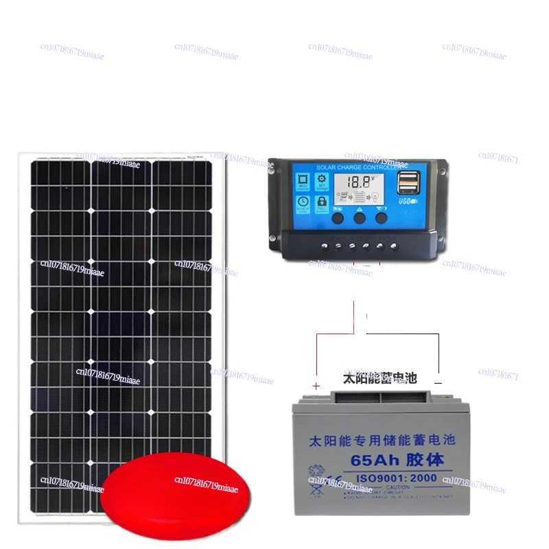 Solar panel 100W200W monocrystalline household photovoltaic charging panel system Full set of solar panels