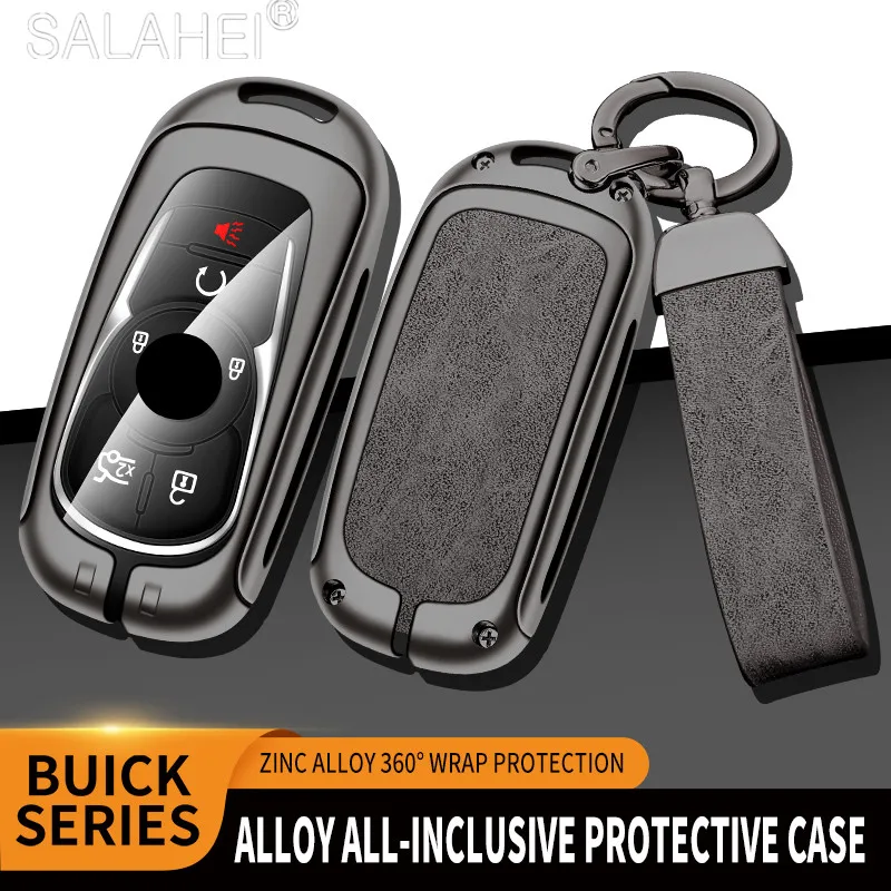 

Zinc Alloy Car Key Cover Case Holder Protector For Buick Encore Envision NEW LACROSSE Weilang Vervno GS 20T 28T GX GL6 Accessory