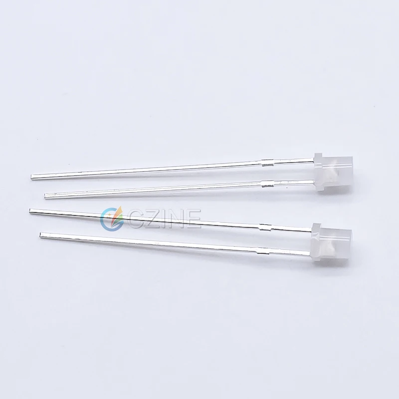 1000pcs/bag 3mm Flat Top Lamp 3v Yellow Green Red Blue Warm White Milky Through Hole Led Lamp 3mm Led Diodes