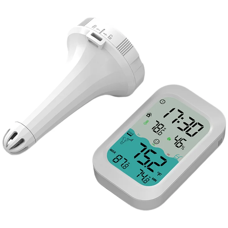 

ABZY-Wireless Pool Thermometer -20-60°C Easy To Read For Bath Water Spas Aquariums 500 Feet Floating Pool Thermometer