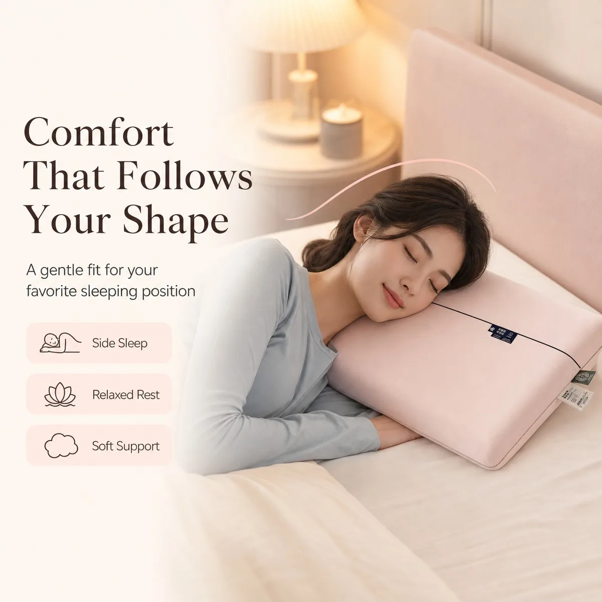 Selected hotel style pillow core deep sleep pillow PRO ball memory cotton pillow home neck protection pillow