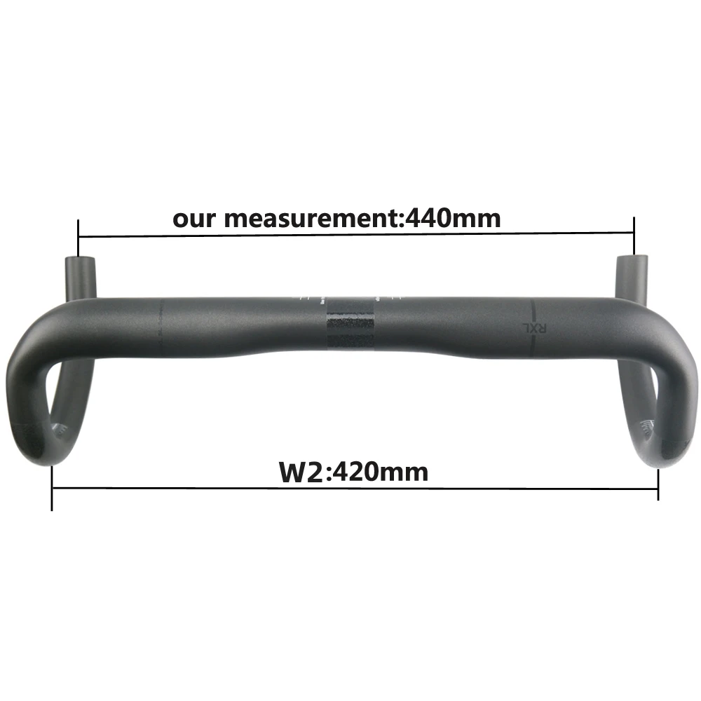 RXL SL 31,8 mm Carbon Drop Bar Rennrad Lenker 380/400/420/440 mm UD Matte Externe Routing Rennrad Lenker