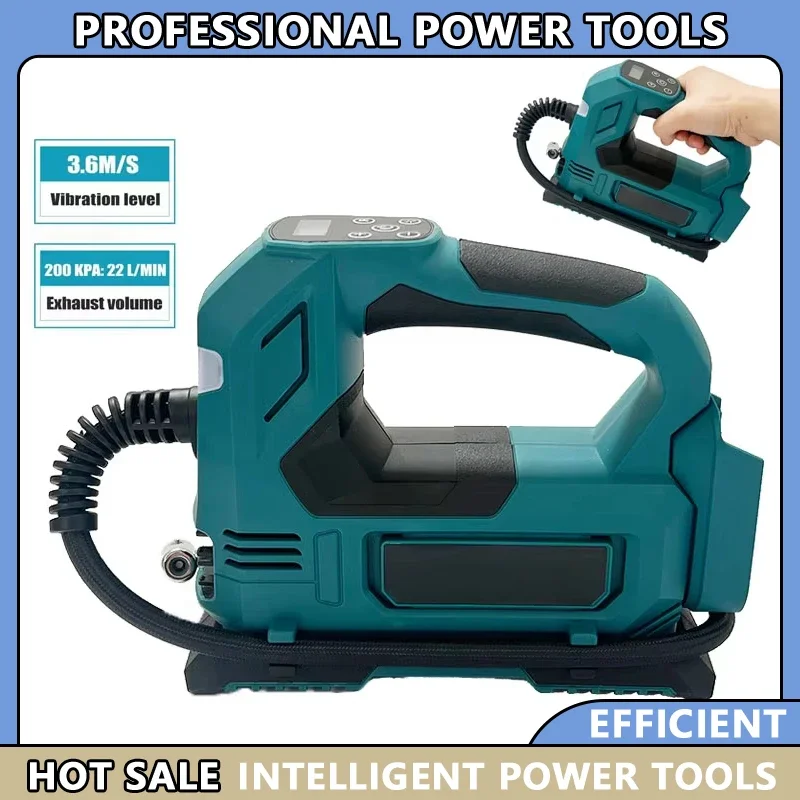 Fit Makita For Car Bicycle Tires Ball Portable Cordless Tire Inflator 18V Battery Electric Air Pump Handheld Air Compressor