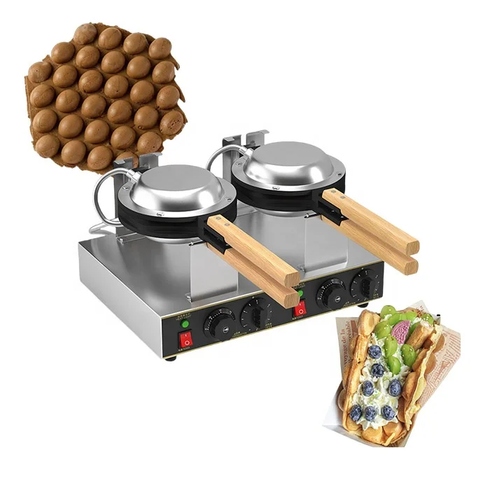 Máquina comercial de waffle de muffin de ovo de waffle de donut QQ fabricação de bolo de ovos