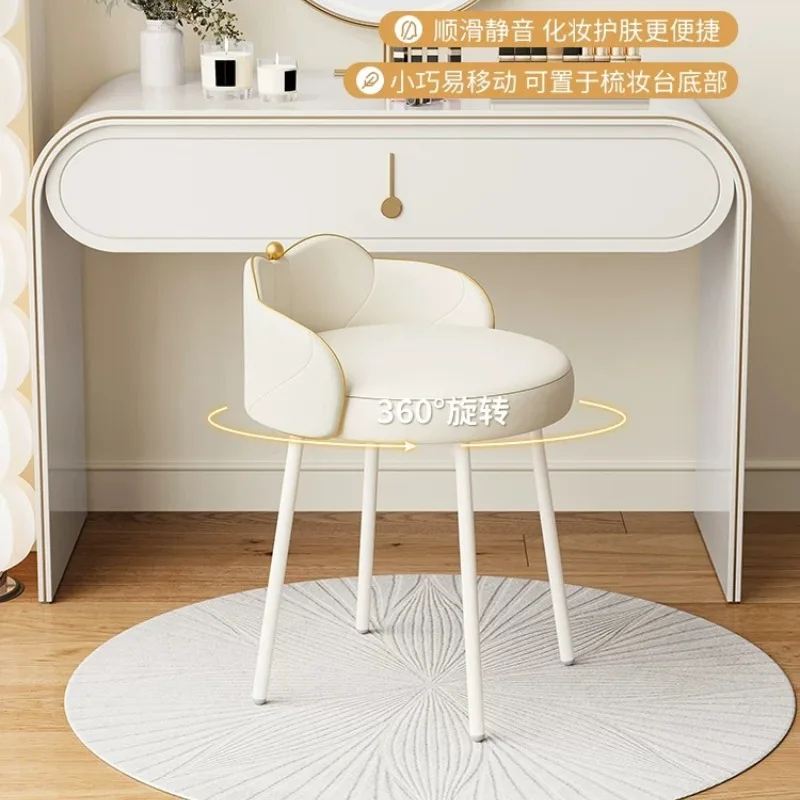 Luxurious Sophisticated Vanity Stool Master Bedroomcream Vanity Stool Style Durable Home Furniture Sgabello Per Trucco ZY40HZD