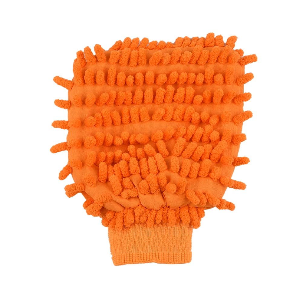 1pcs Car Wash Gloves Fiber Washing Wiper Car Cleaning Towel Auto Dust Washer Mitt Chenille Coral Velvet Gloves Cleaning Tool