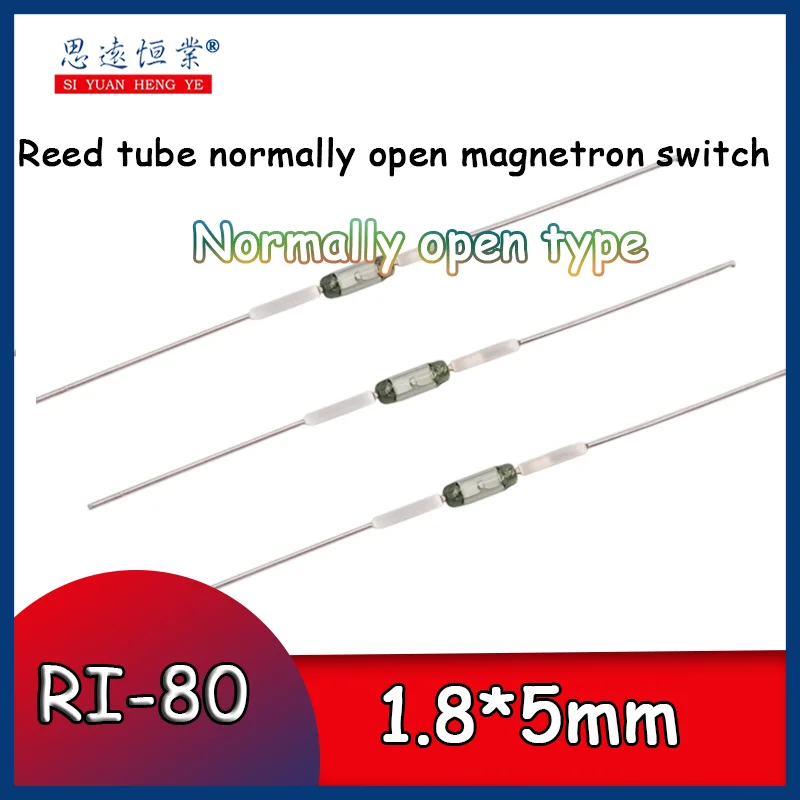 RI-80 1.8*5mm reed tube normally open magnetron magnetic induction switch