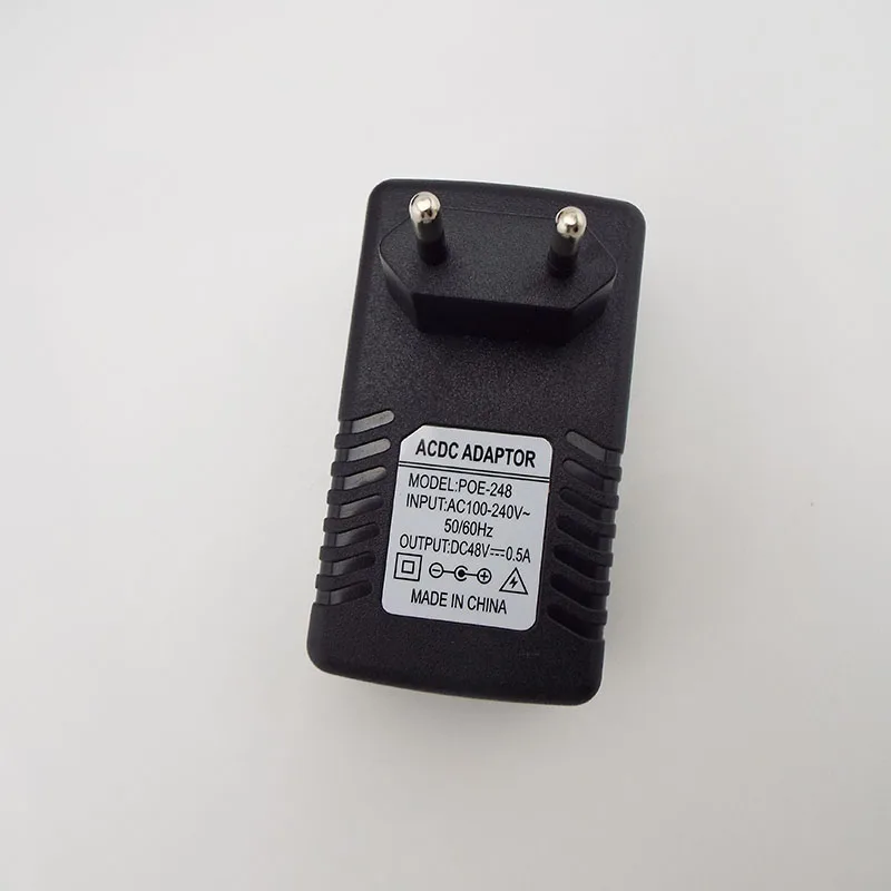 DC 48V 0.5A 24W Poe Power Supply Adapter Injector Switch For Wifi Wall Plug IP Camera CCTV Surveillance US/EU Plug C6